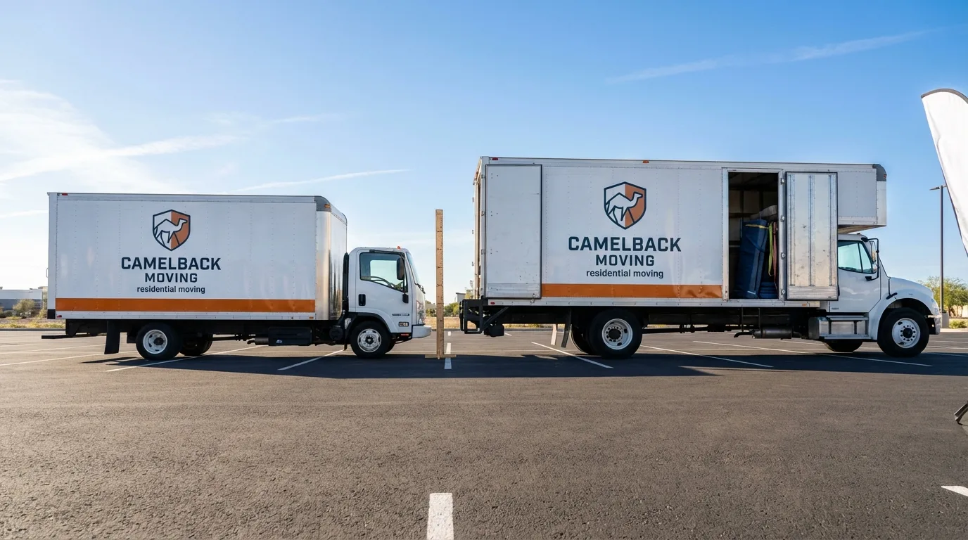 Moving truck size capacity guide in Dauphin Island